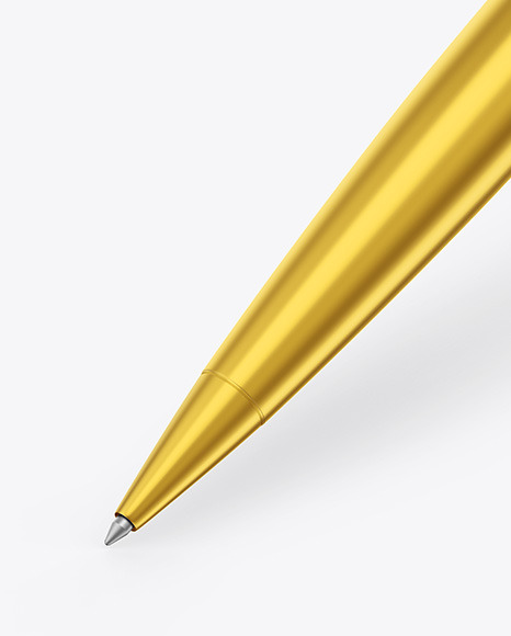 Matte Metallic Pen Mockup PSD #1