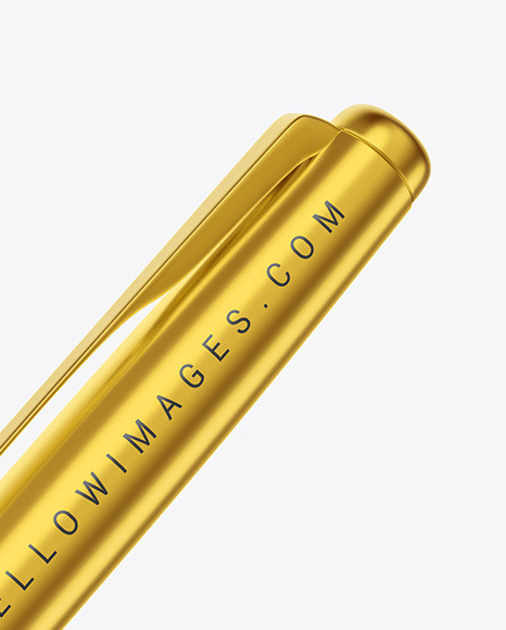 Matte Metallic Pen Mockup PSD #7
