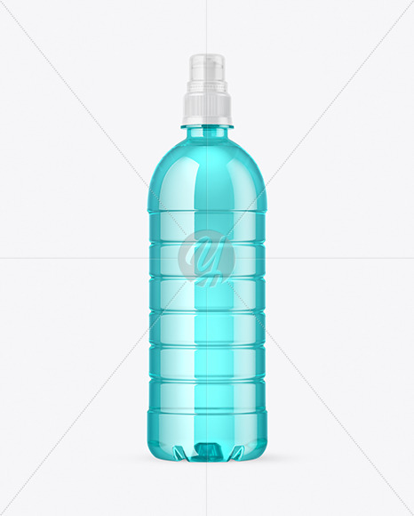 Download Color Pet Bottle With Sport Cap Mockup In Packaging Mockups On Yellow Images Object Mockups Yellowimages Mockups