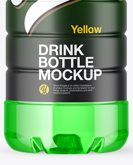 Download Color Pet Bottle With Sport Cap Mockup In Packaging Mockups On Yellow Images Object Mockups