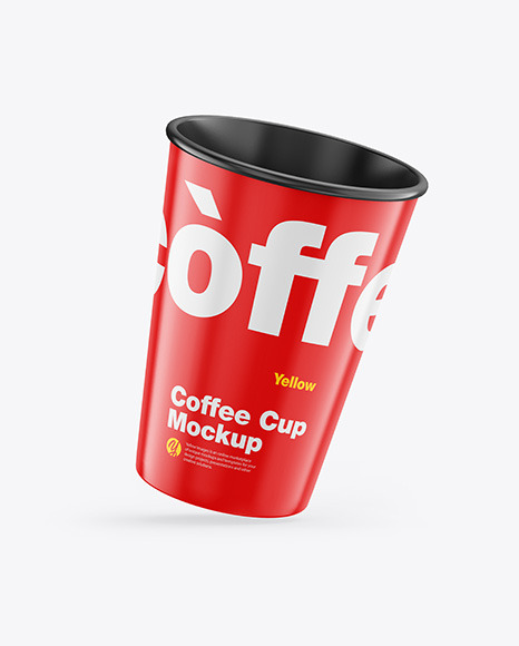 Glossy Coffee Cup Mockup PSD #3