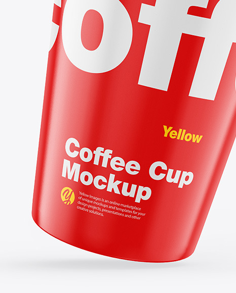 Glossy Coffee Cup Mockup PSD #7