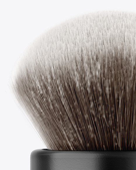 Glossy Powder Brush Mockup PSD #1