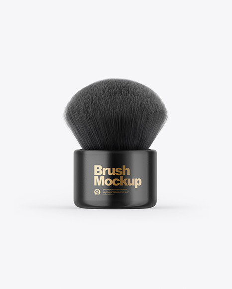 Glossy Powder Brush Mockup PSD #2