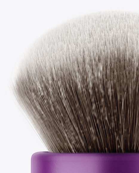 Matte Powder Brush Mockup PSD #2