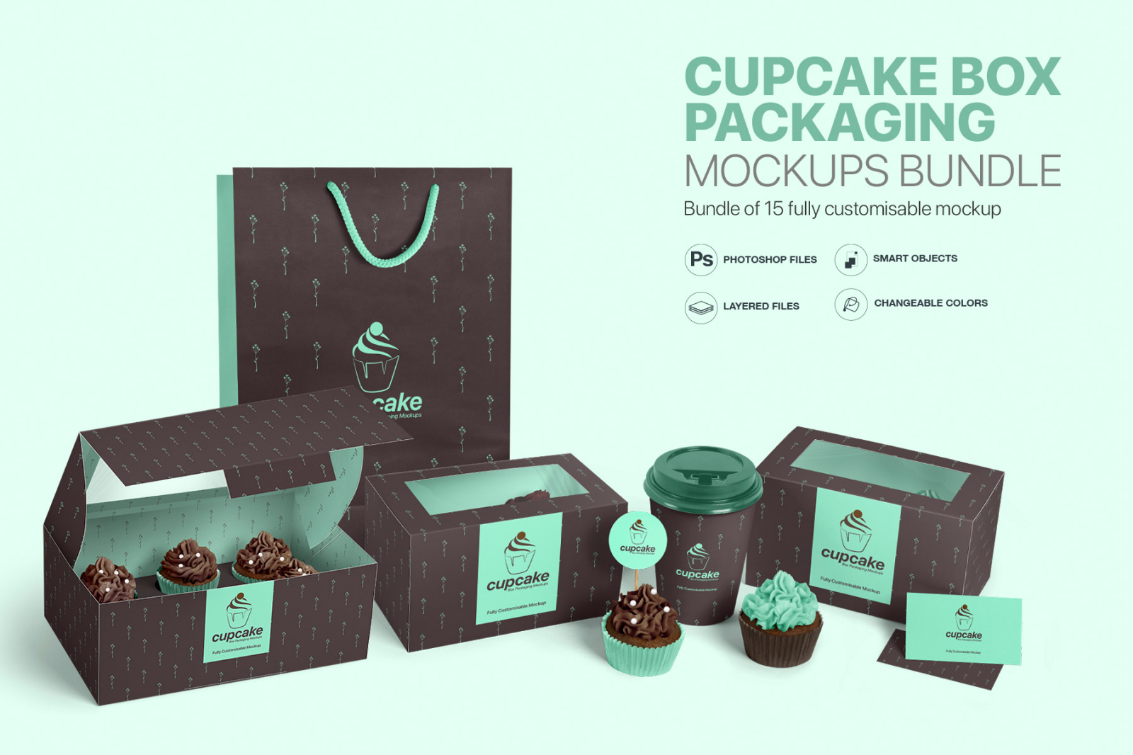 Download Bakery Cake Box Mockup Yellow Images