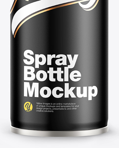 Download Matte Spray Bottle Mockup In Bottle Mockups On Yellow Images Object Mockups PSD Mockup Templates