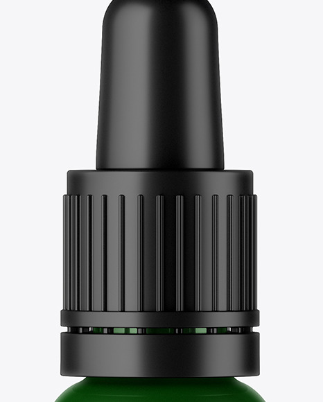 Glossy Dropper Bottle Mockup PSD #2