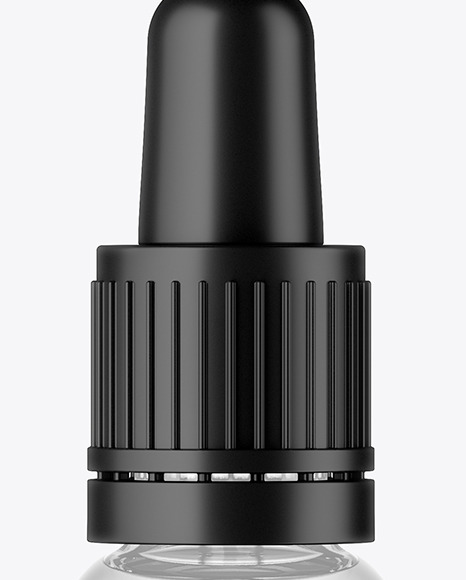 Clear Glass Dropper Bottle Mockup PSD #2