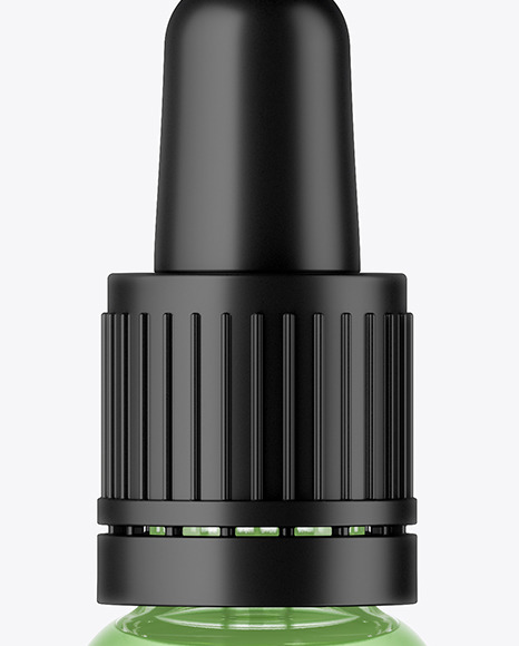 Clear Glass Dropper Bottle Mockup PSD #2