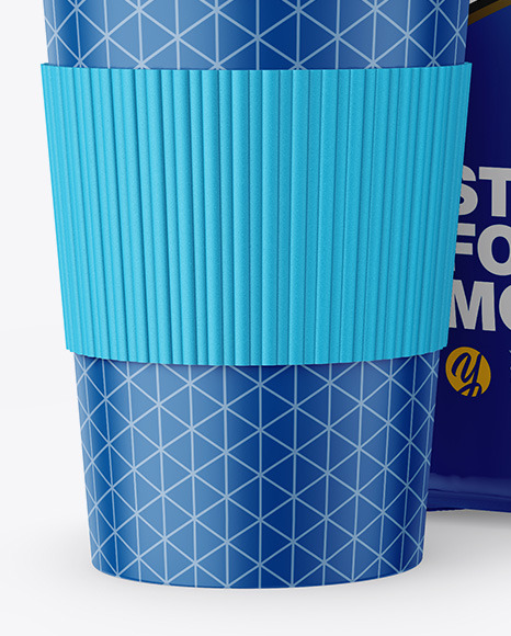 Download Glossy Pouch Coffee Cup Psd Mockup Yellowimages