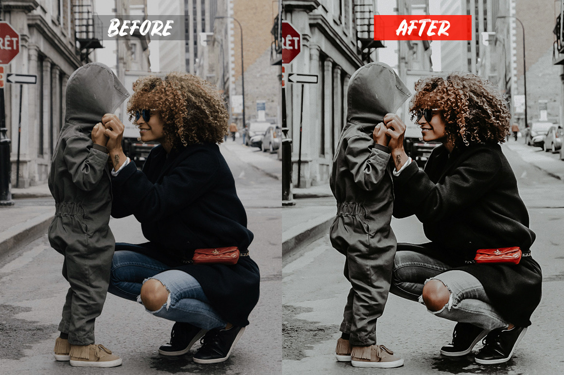 Urban Lightroom Presets on Yellow Images Creative Store