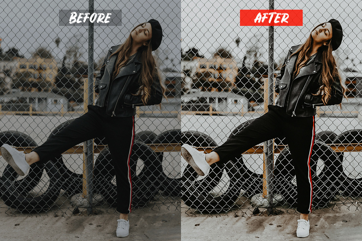Urban Lightroom Presets on Yellow Images Creative Store