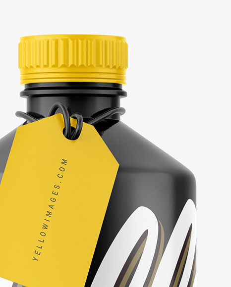 Download Glossy Plastic Bottle Mockup In Bottle Mockups On Yellow Images Object Mockups Yellowimages Mockups