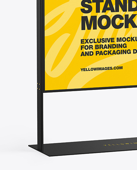 Advertising Stand Mockup PSD #2