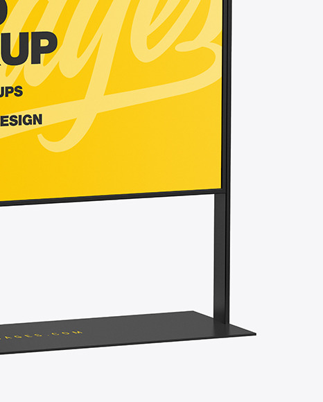 Advertising Stand Mockup PSD #1