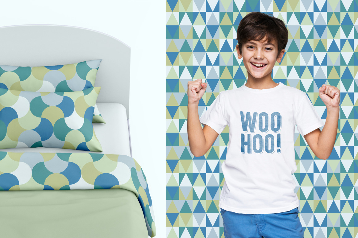 10x5 Seamless Geometric Patterns