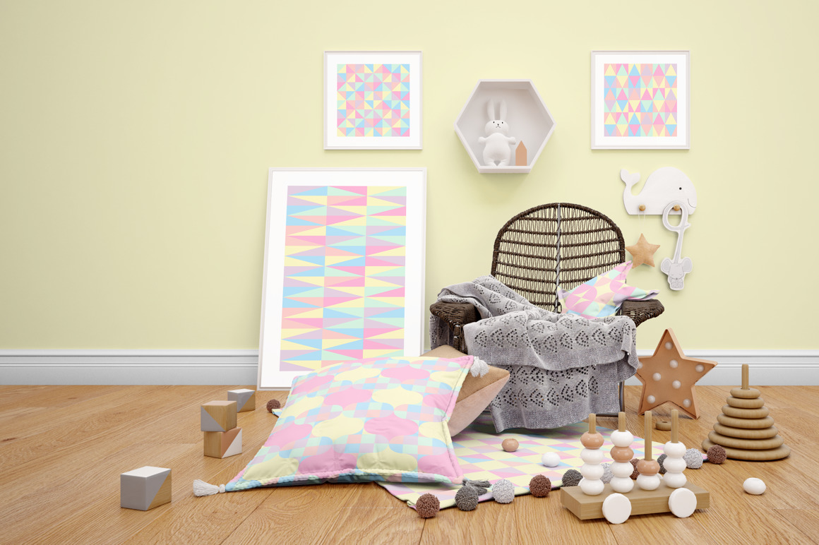 10x5 Seamless Geometric Patterns