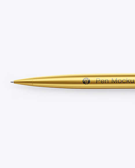 Matte Metallic Pen Mockup PSD #1