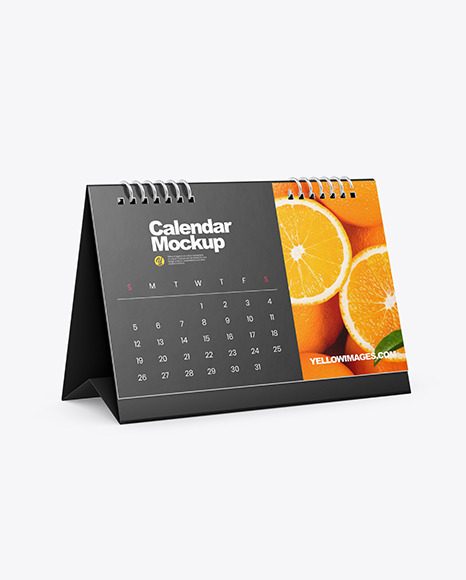 Desk Calendar Mockup PSD #2
