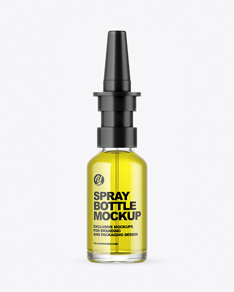 Nasal Spray Bottle Mockup