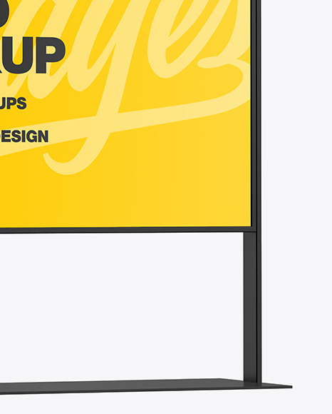 Advertising Stand Mockup PSD #1