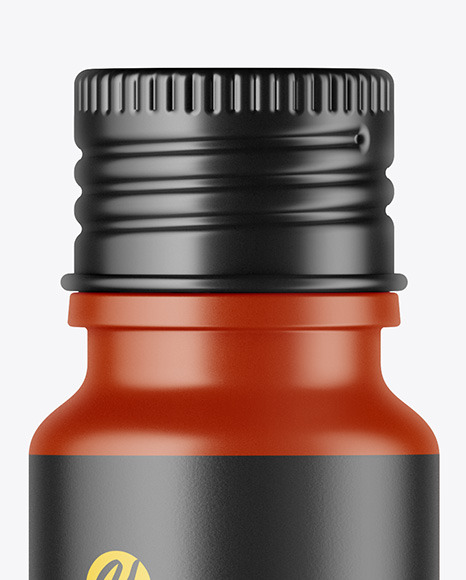 Matte Bottle Mockup PSD #1