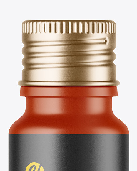 Matte Bottle Mockup PSD #6