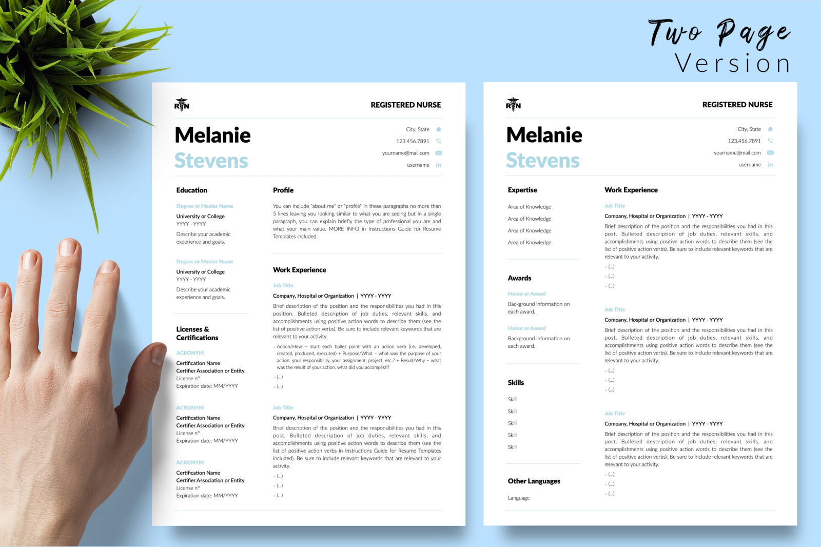 nurse resume template for microsoft word amp apple pages nurse resume template microsoft word