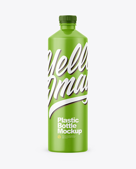 Plastic Bottle Mockup PSD #2