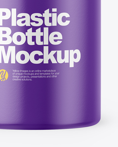 Plastic Bottle Mockup PSD #6