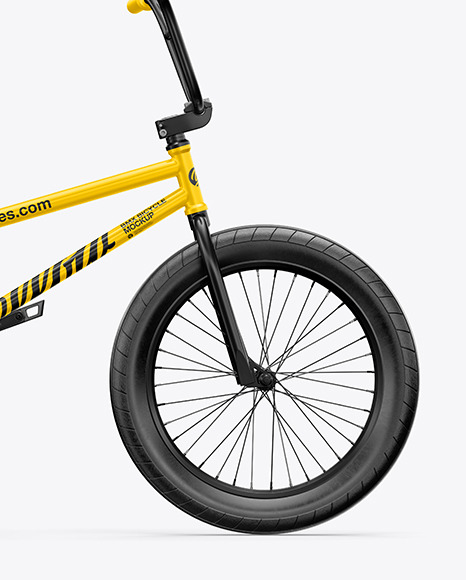 Download Bmx Bicycle Mockup Right Side View In Vehicle Mockups On Yellow Images Object Mockups