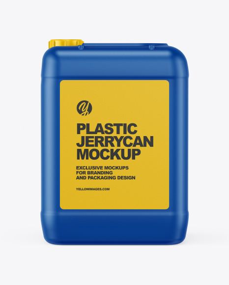 Download Matte Jerrycan Mockup Yellow Author PSD Mockup Templates