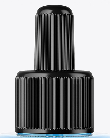 Blue Glass Dropper Bottle Mockup PSD #2