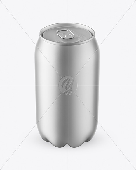 Metallized PET Can Mockup PSD #3