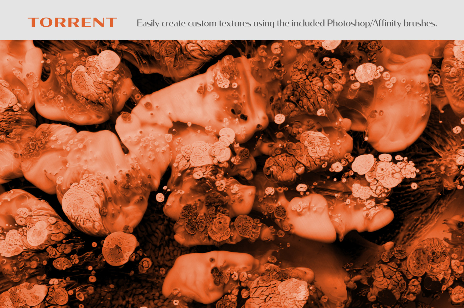 Torrent: Experimental Ink and Resin Textures in Textures on Yellow Images Creative Store