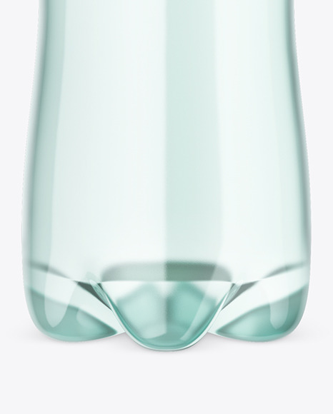 Green Plastic Water Bottle Mockup PSD #1