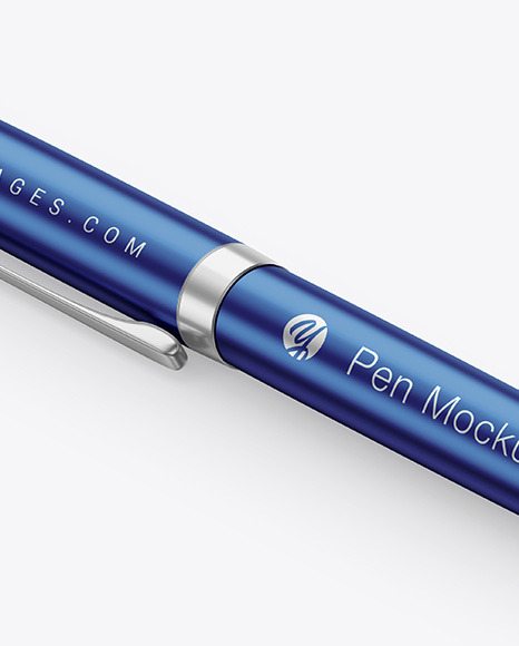 Matte Metallic Pen Mockup PSD #5