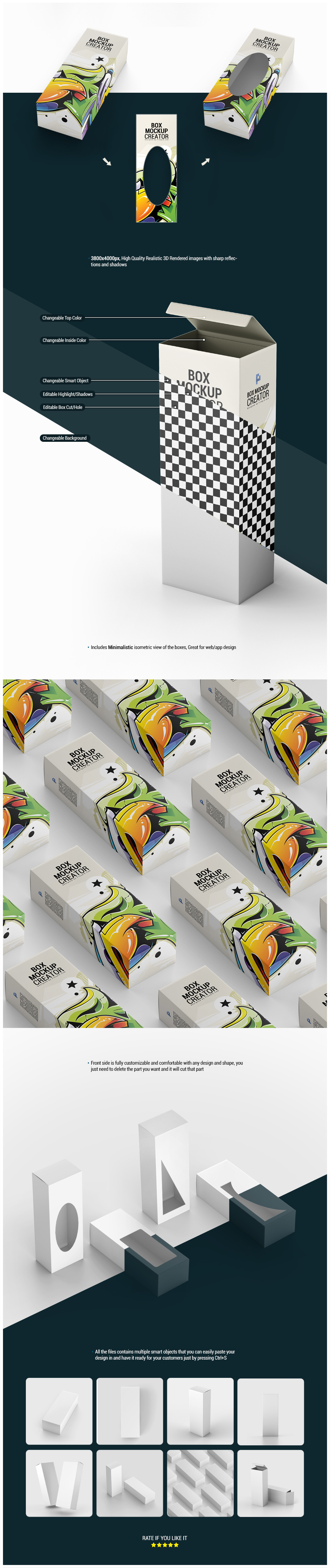 Download Box Mockup In Packaging Mockups On Yellow Images Creative Store