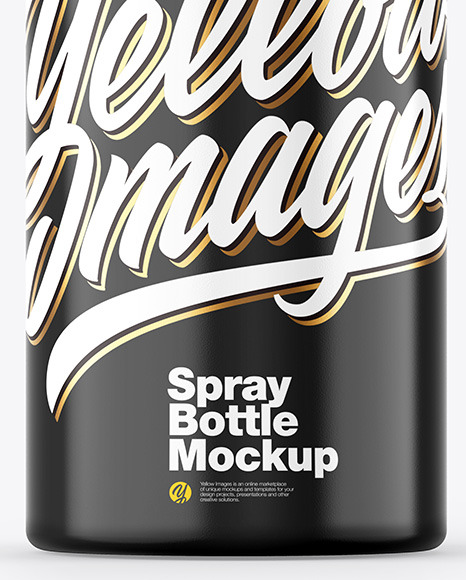 Glossy Spray Bottle Mockup PSD #5