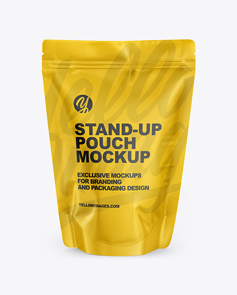 Download Kraft Pouch Mockup Free Yellow Images