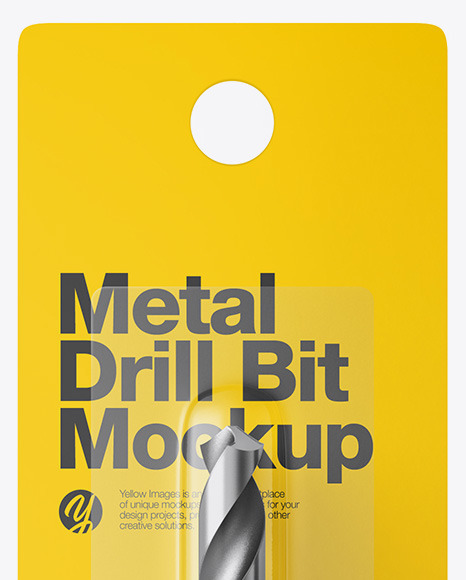 Download Metal Drill Bit With Blister Pack Mockup Front View In Object Mockups On Yellow Images Object Mockups Yellowimages Mockups