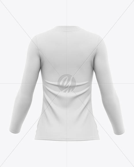 Download Download Womens Long Sleeve Bomber Jacket Mockup Back View ...