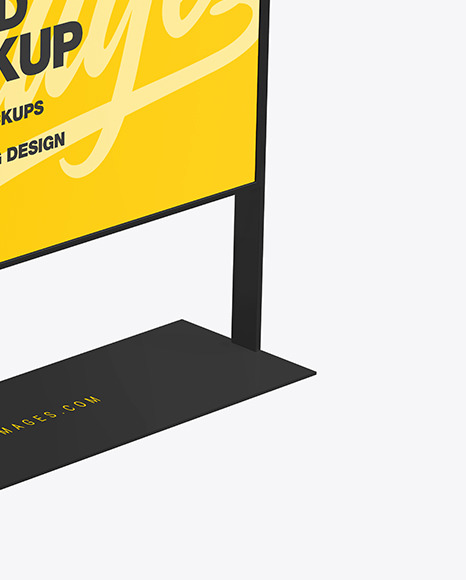 Advertising Stand Mockup PSD #4