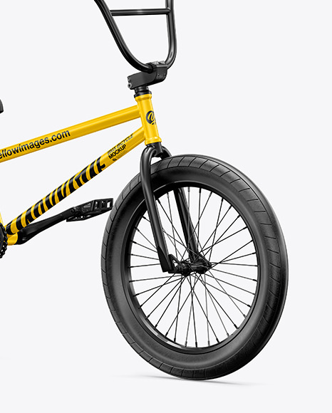 Download Bmx Bicycle Mockup Half Side View In Vehicle Mockups On Yellow Images Object Mockups