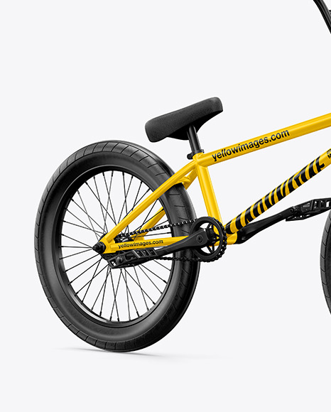 Download Bmx Bicycle Mockup Half Side View In Vehicle Mockups On Yellow Images Object Mockups Yellowimages Mockups