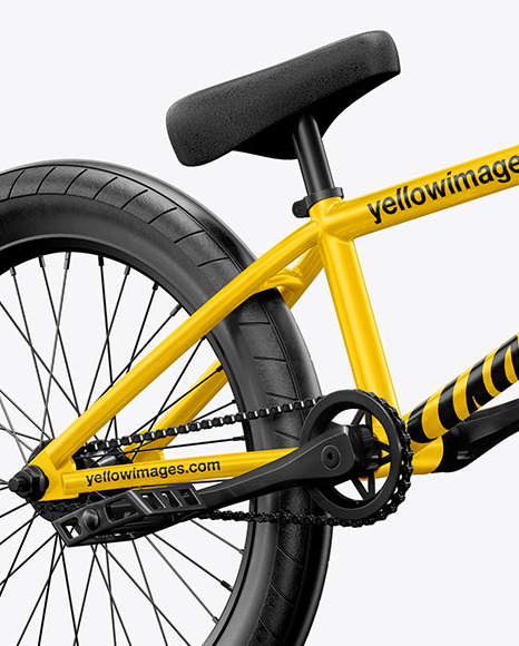 Download Bmx Bicycle Mockup Half Side View In Vehicle Mockups On Yellow Images Object Mockups Yellowimages Mockups