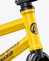 BMX Bicycle Mockup - Half Side View