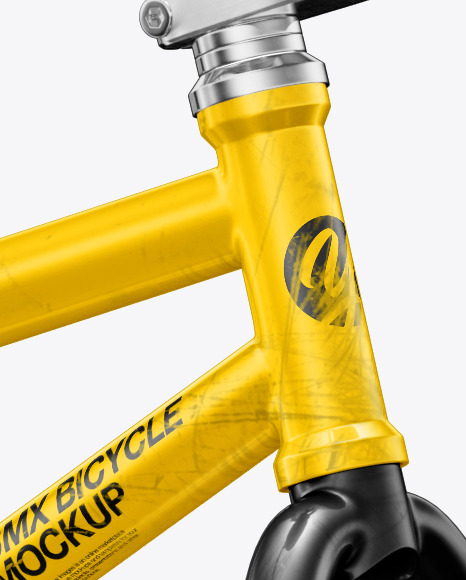 Download Bmx Bicycle Mockup Half Side View In Vehicle Mockups On Yellow Images Object Mockups