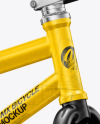 BMX Bicycle Mockup - Half Side View